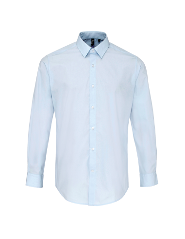 PRE-PR207-Chemise à manches longues en popeline Supreme Homme